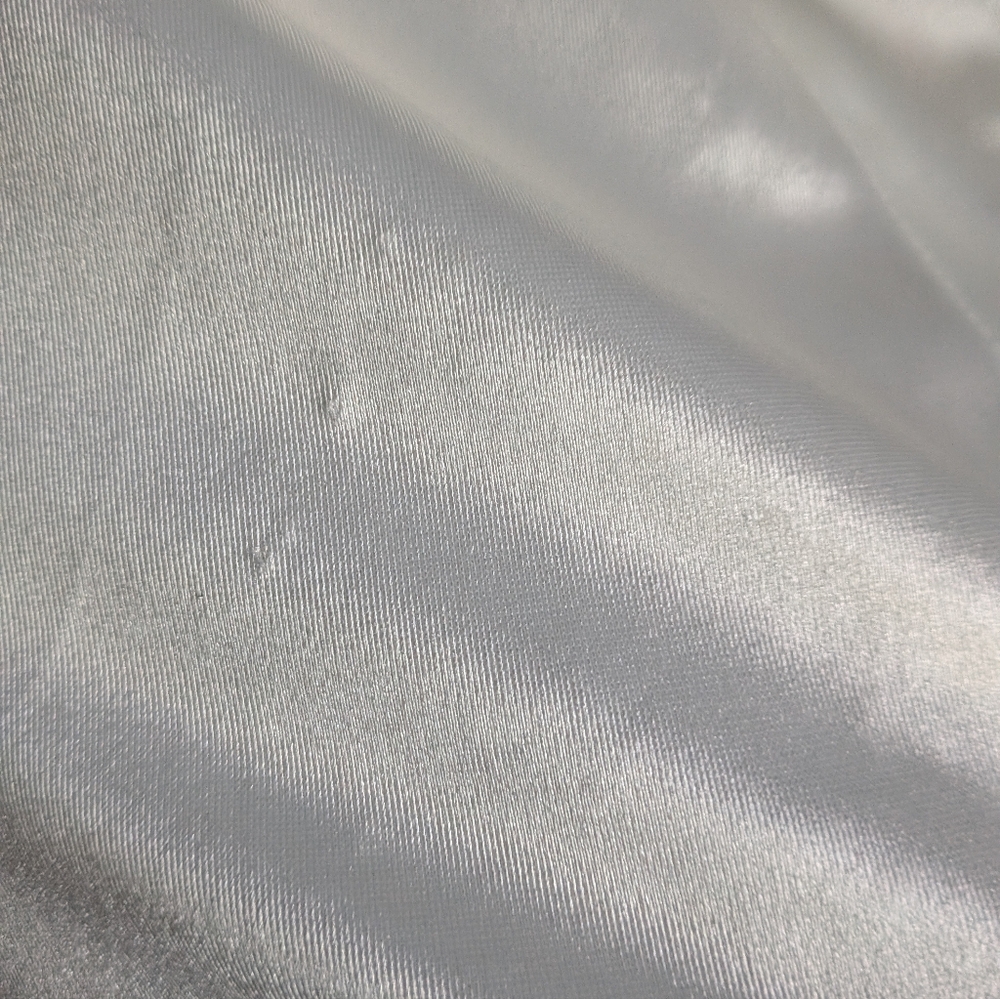SHEIN White Blazer Satin Finish Tailored Fit - Picture 6 of 10